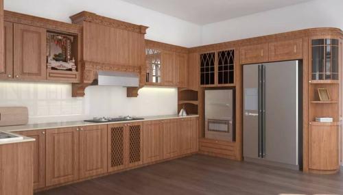 Thi công nội thất gia đình gỗ mang vẻ đẹp tự nhiên