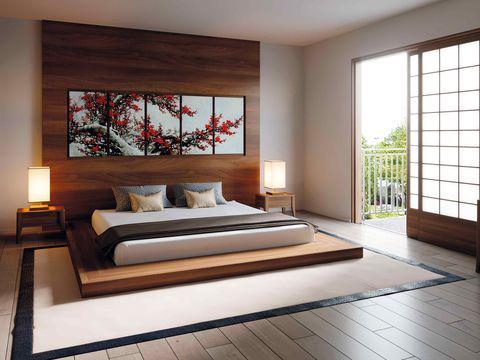 Giường nhật sang trọng trong gia đình