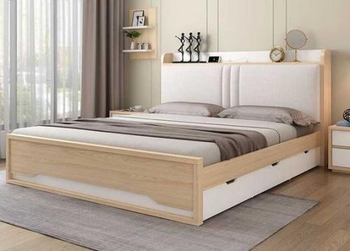 Giường ngủ gỗ công nghiệp có ngăn chứa đồ