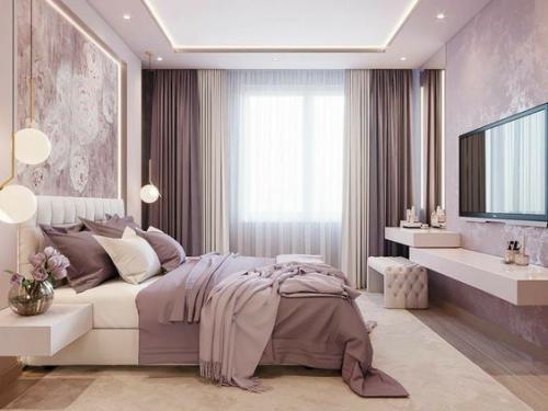 Giường ngủ kiểu nhật theo tông màu trắng